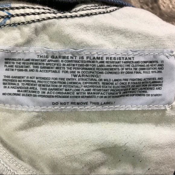 NWOT Wrangler FR Flame Resistant Regular Fit Jeans - Picture 5 of 6